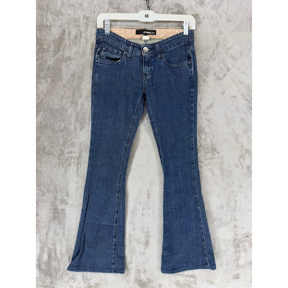 ONeill‎ Womens Low Rise Flare Jeans Blue Denim Size 1 ONJF1101 Slim Fit 5-Pocket